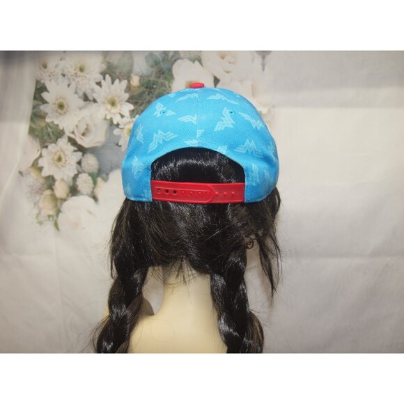 Wonder Woman DC Comics Snapback Red & Blue Superhero Hat Cap Unisex One Size - Picture 4 of 6